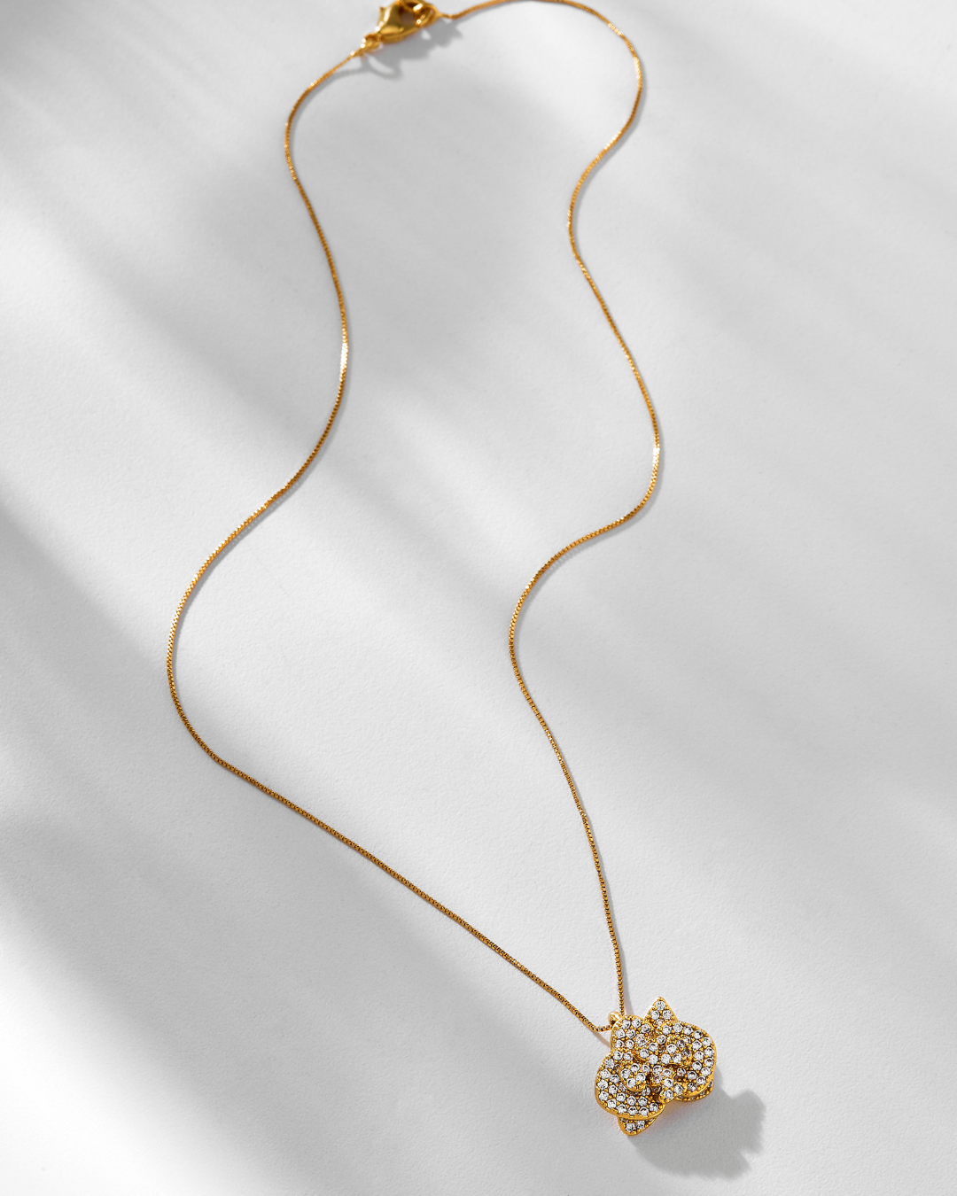 Colar Orquidea Cravejado