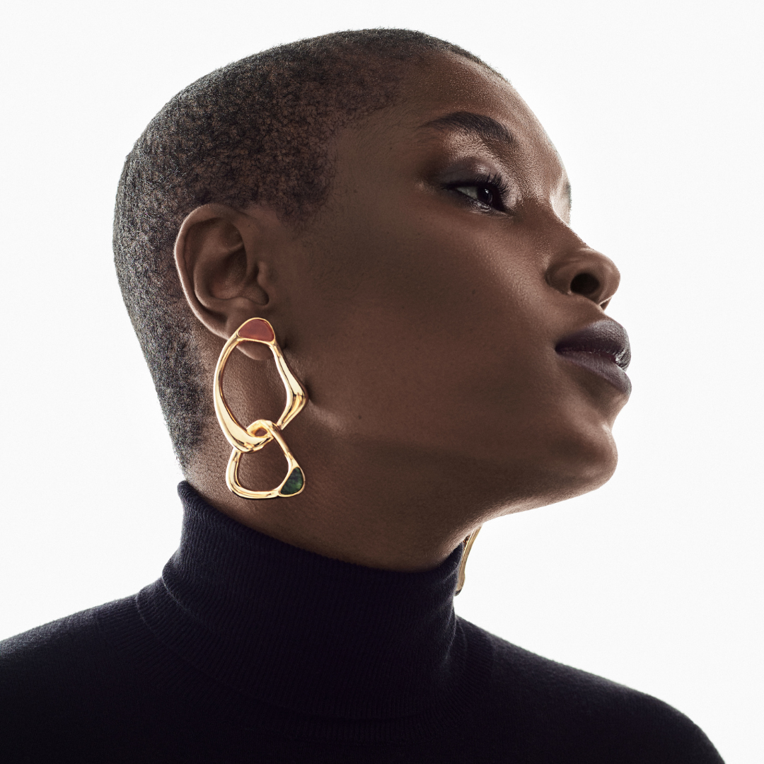 Maria black shop pond earring