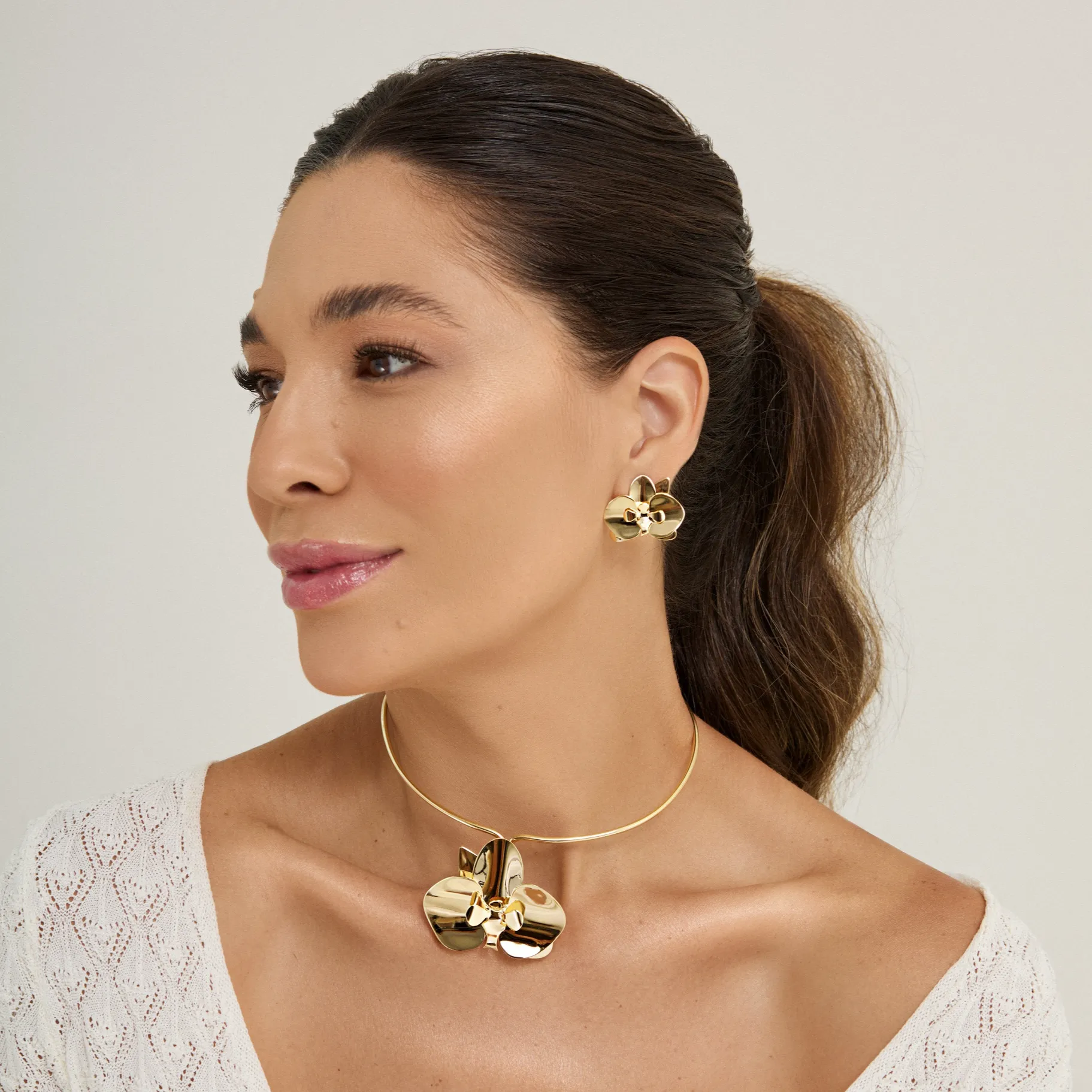 Gargantilha Orquídea