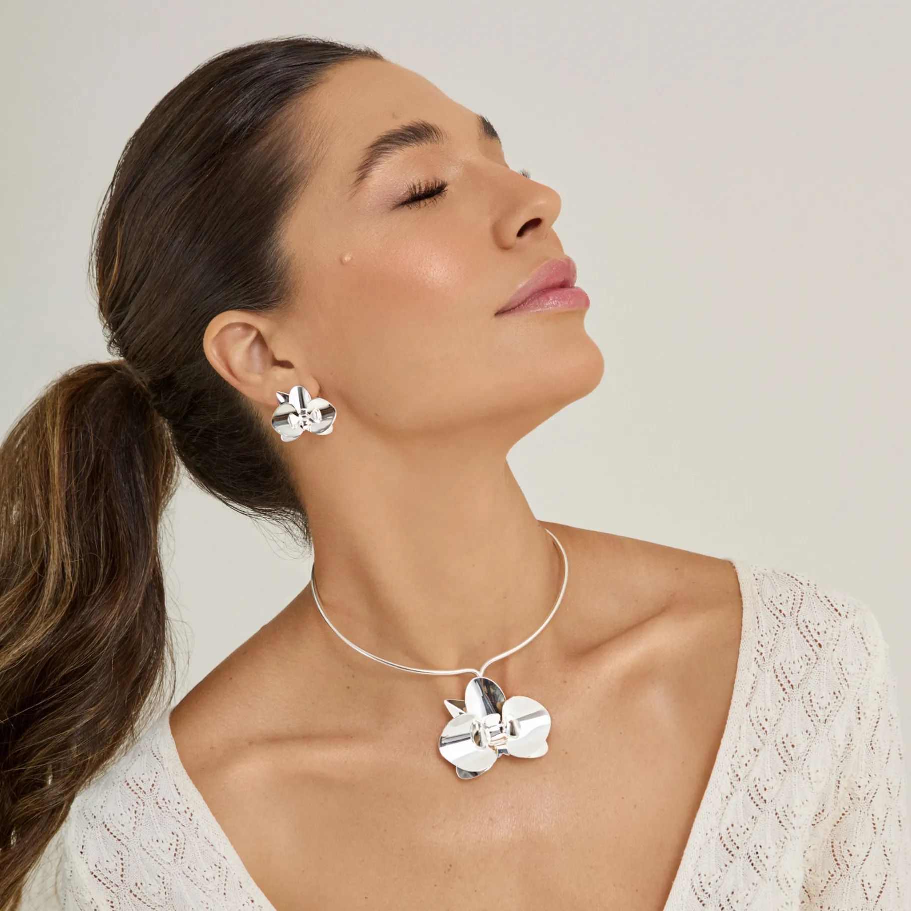 Gargantilha Orquídea