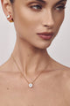 Colar Splendore dourado – cristal austríaco circular em corrente delicada – joia minimalista e luminosa